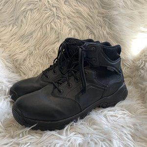 Interceptor Tactical Work Boots Size 13 Black Heavy Duty Men's MNIN46DP001